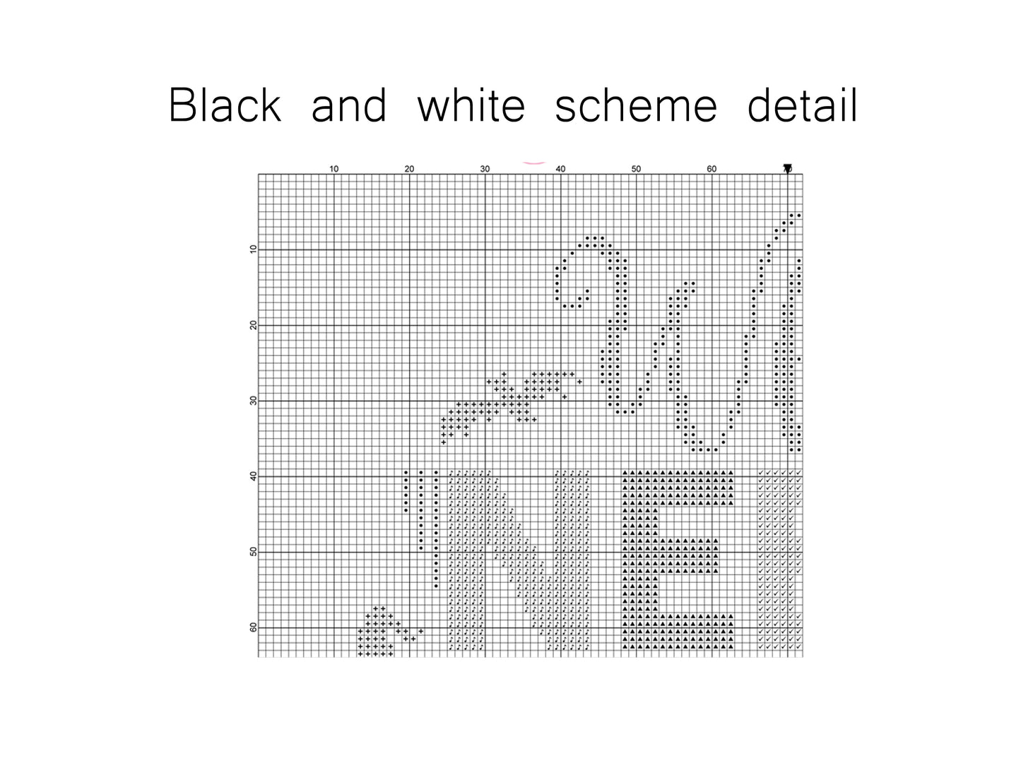 Halloween witch quote cross stitch pattern PDF