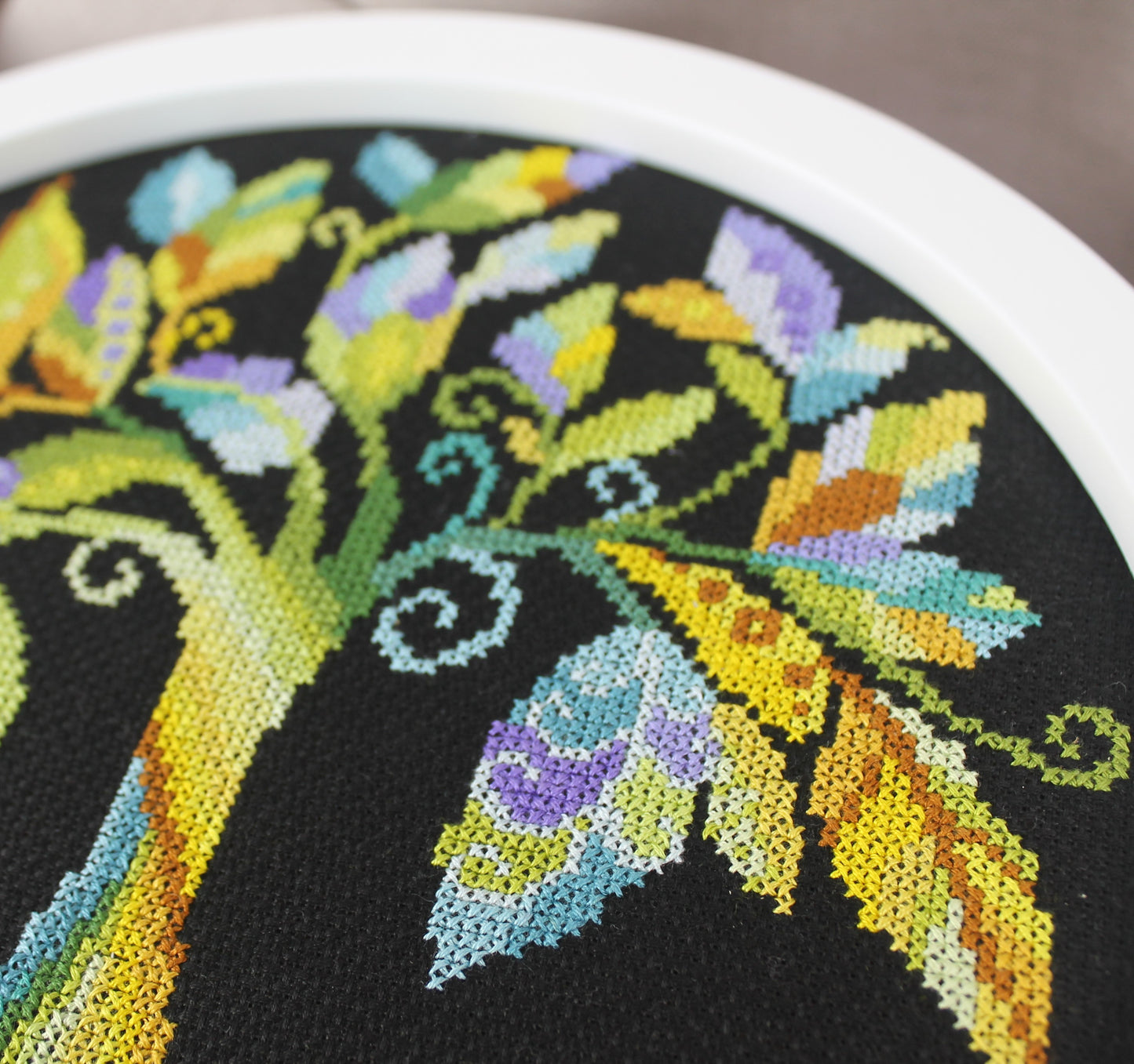 Tree of Life Unique Counted Cross Stitch Kit Set