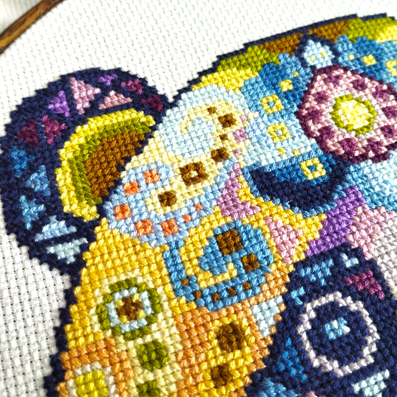 Panda Counted Cross Stitch Pattern PDF