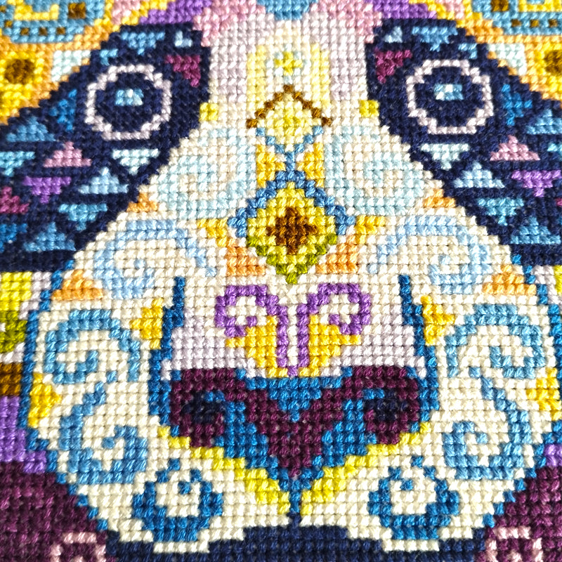 Colorful Panda Counted Cross Stitch Kit Set