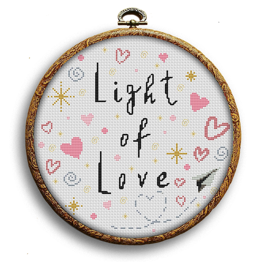 Light of Love cross stitch pattern PDF