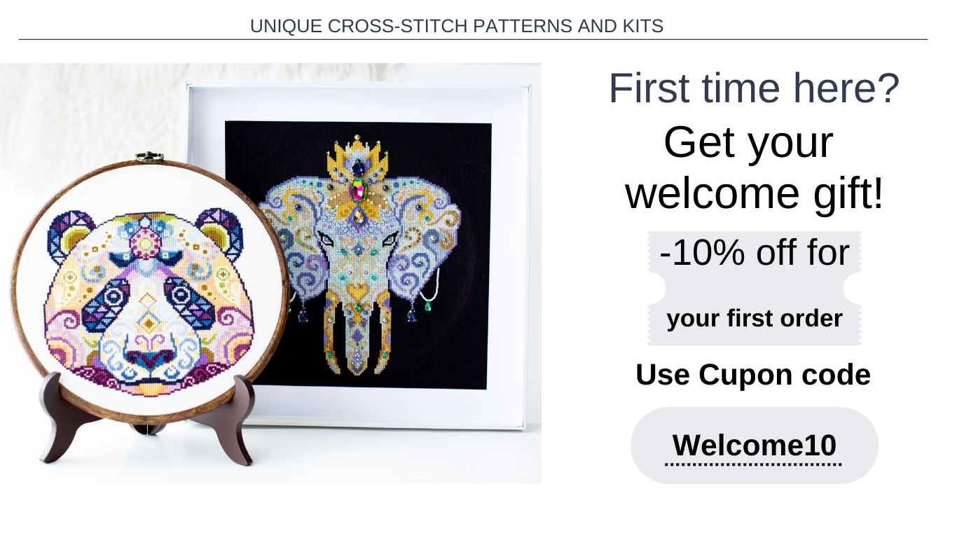 Wine Glass Cross Stitch Pattern PDF Download – Happy x craft