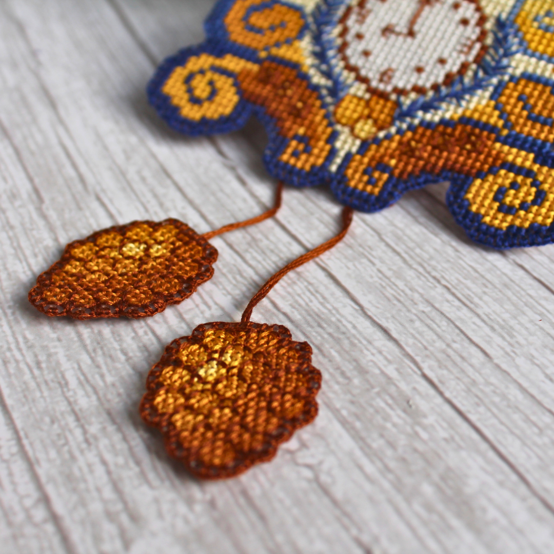 Cross stitched cones