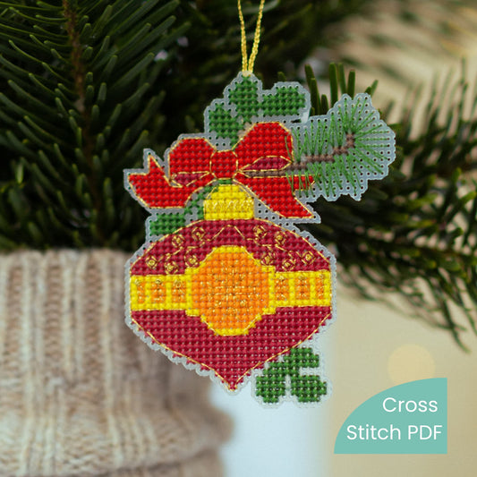 Red Christmas ornament 