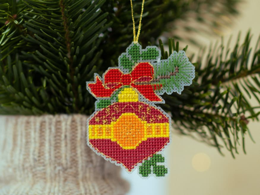 Red Christmas ornament